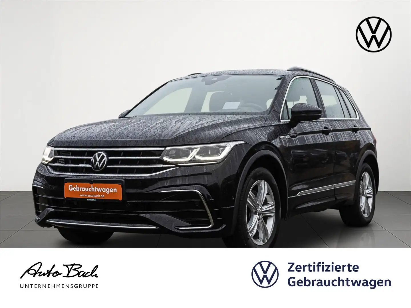 Volkswagen Tiguan 2.0 TDI R-Line 4M DSG Matrix HUD Standhzg Noir - 1