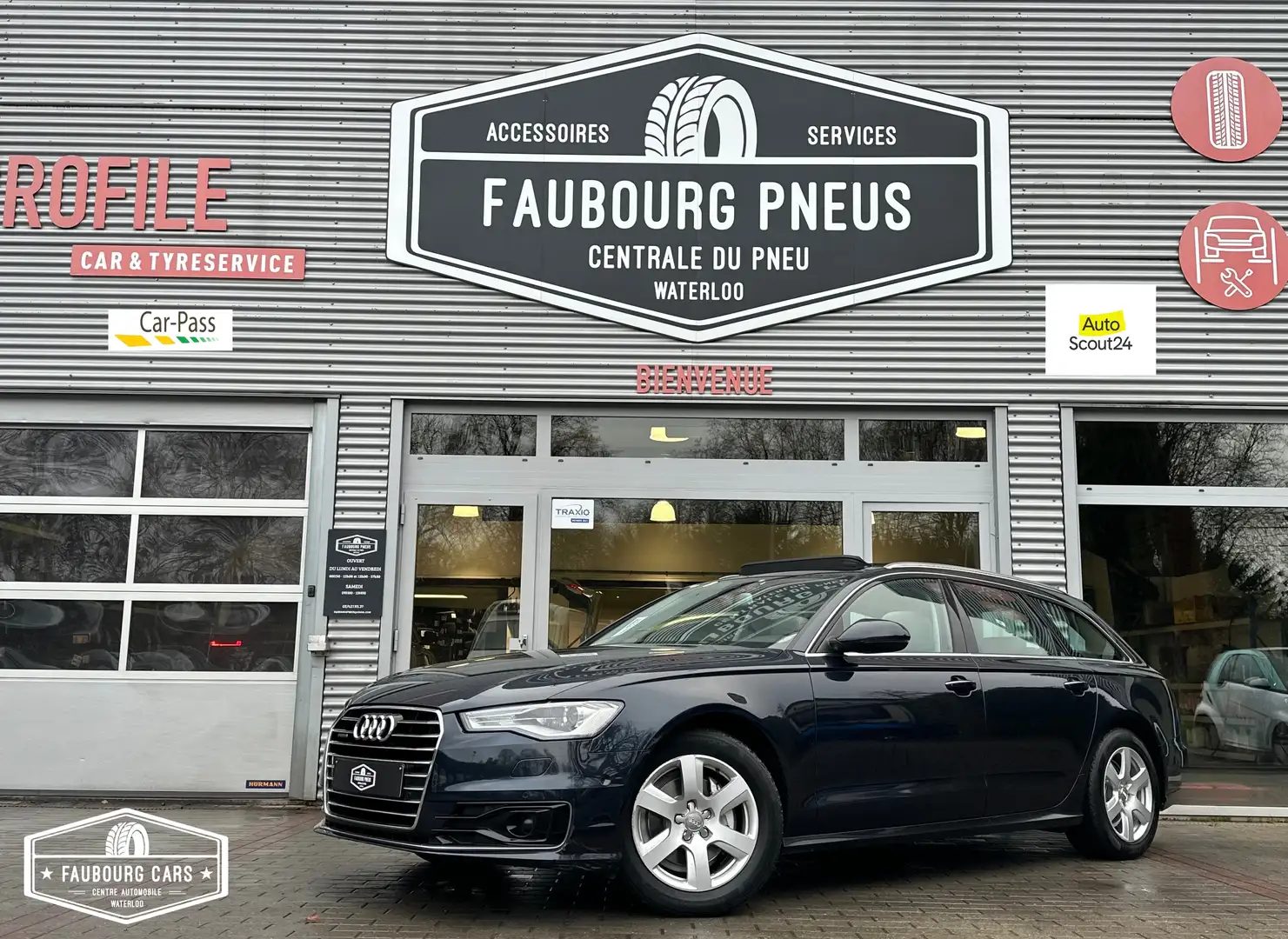 Audi A6 *1-PROP./1-OWNER*TVA-21%-VAT*4x4*PANO*FULL-OPTION* Azul - 1