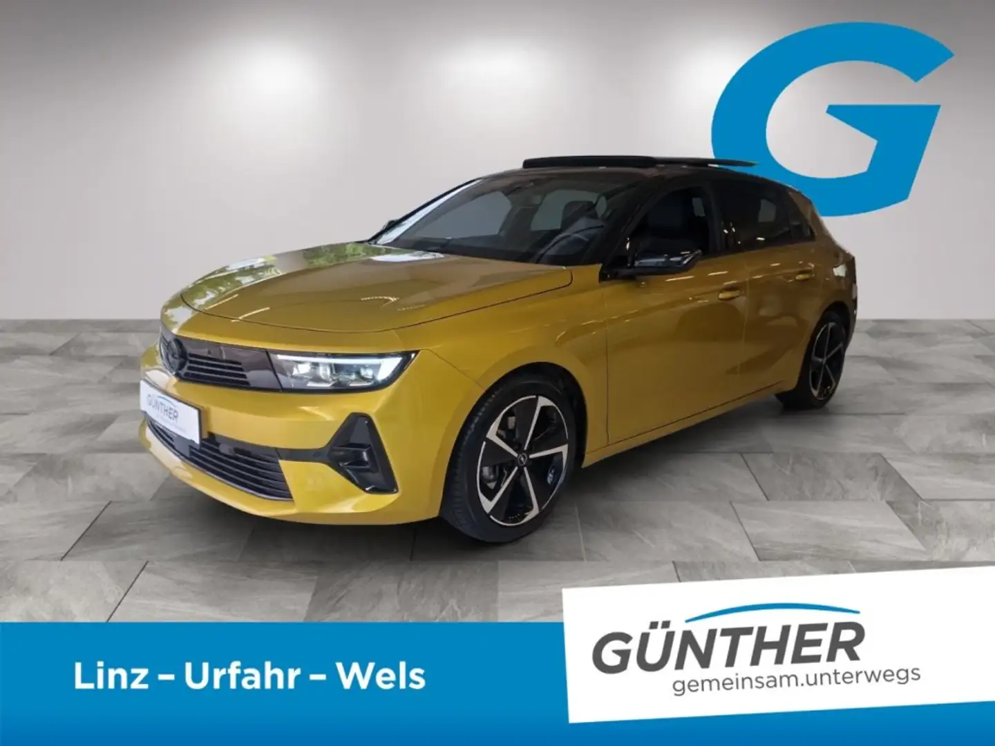 Opel Astra 5-Türer GS. 1.2 Direct Injection Turbo Gelb - 1