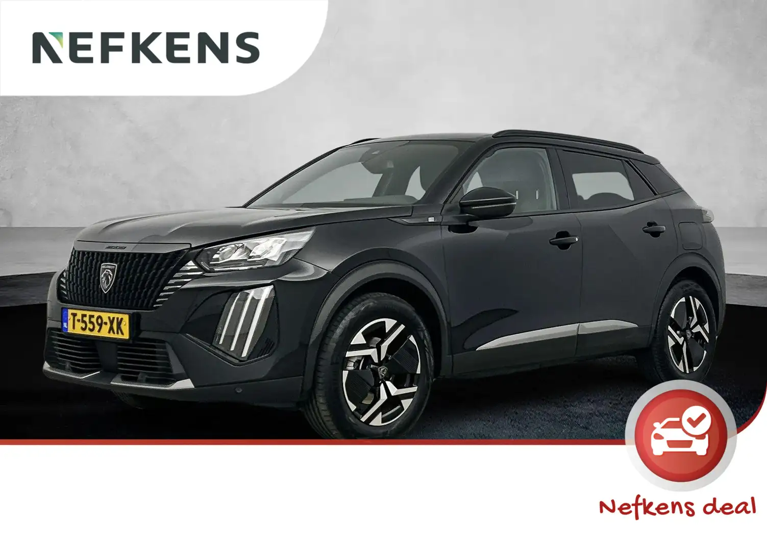 Peugeot e-2008 EV Allure 54 kWh | Long range | Stoelverwarming | Zwart - 1