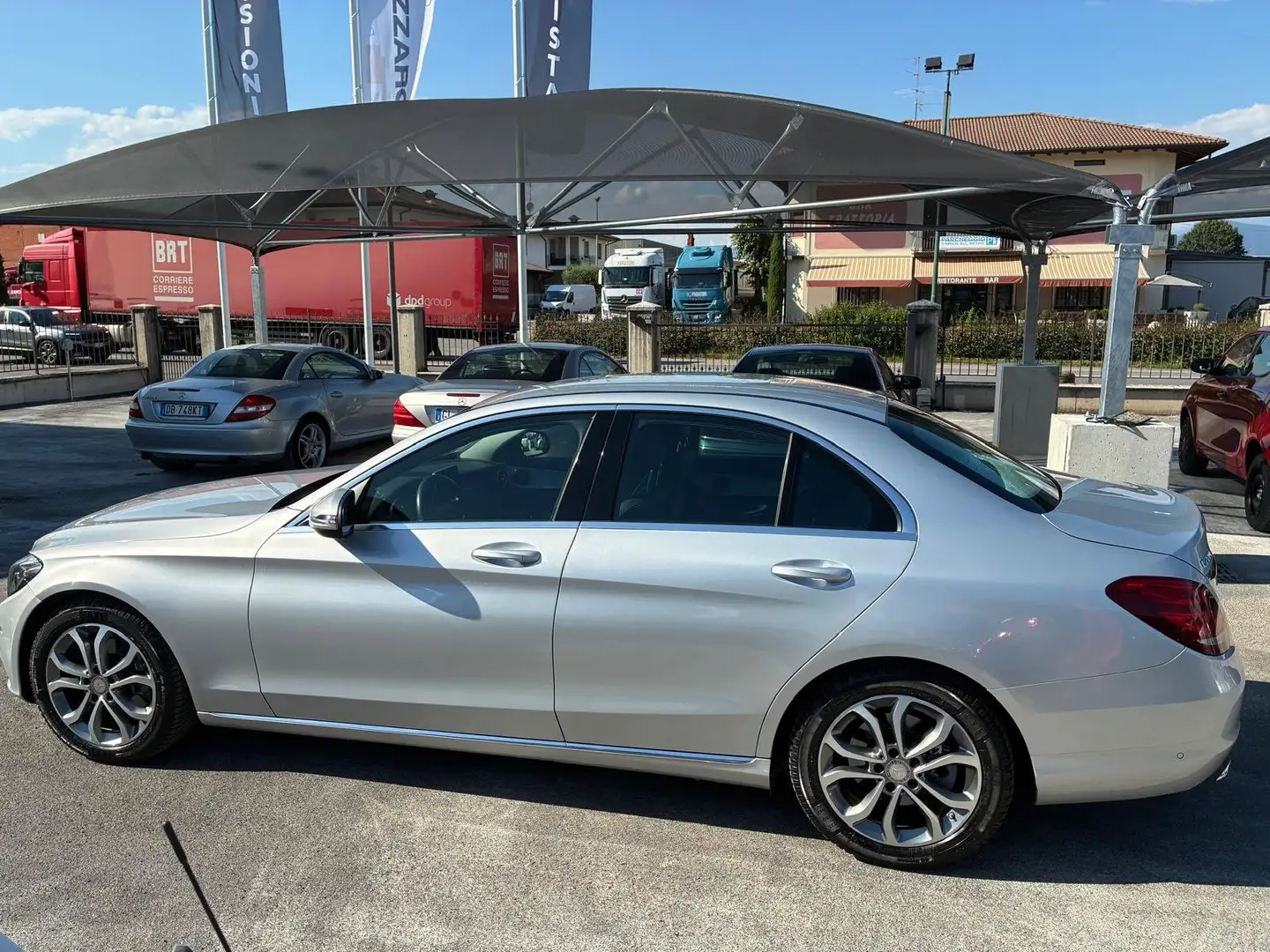 Mercedes-Benz C 220 Classe C-W205 2014 Berlina d (bt) Sport auto Srebrny - 1