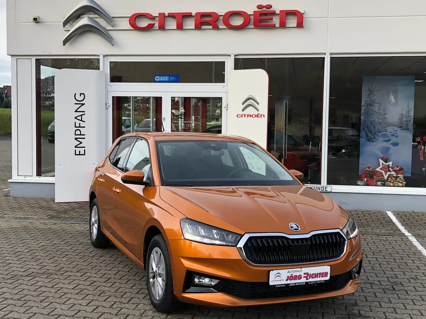Skoda Fabia Selection ( Monte Carlo ) Anhängerkupplung TOP Orange - 1