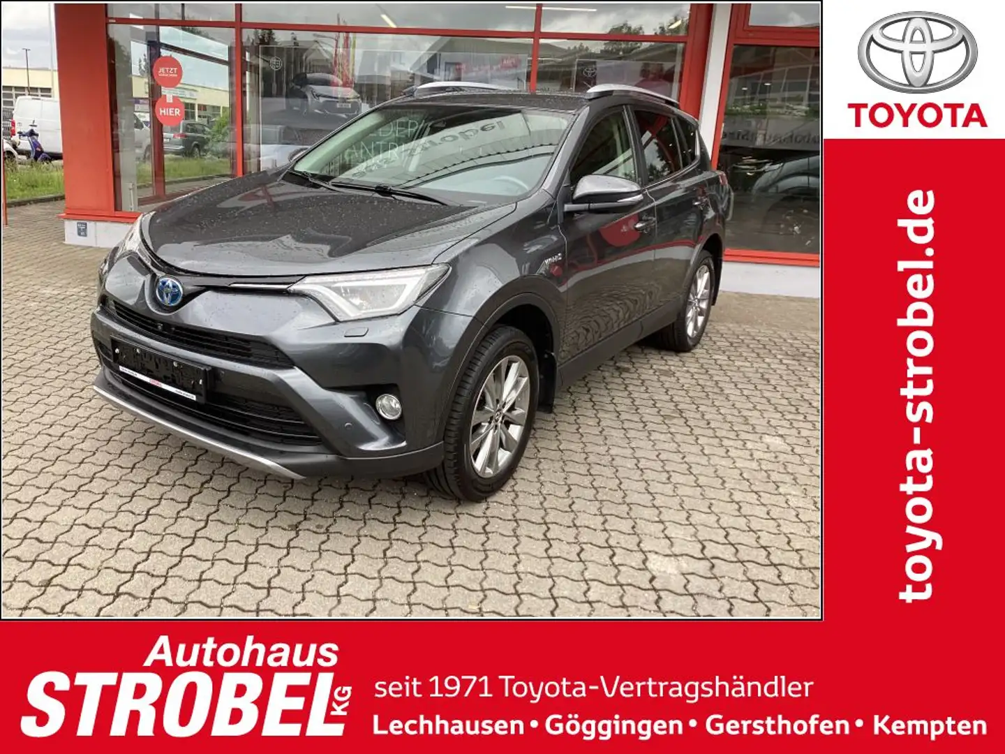 Toyota RAV 4 2.5 4 x 4  Hybrid Team D mit Schäden Grijs - 1