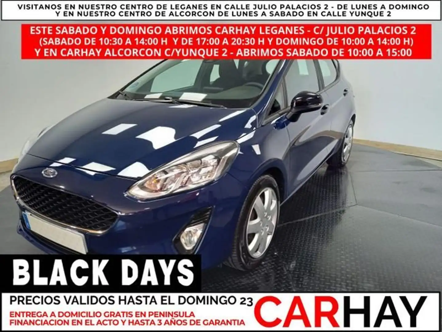 Ford Fiesta 1.0 ECOBOOST MHEV 92KW (125CV) TREND 5P Noir - 1