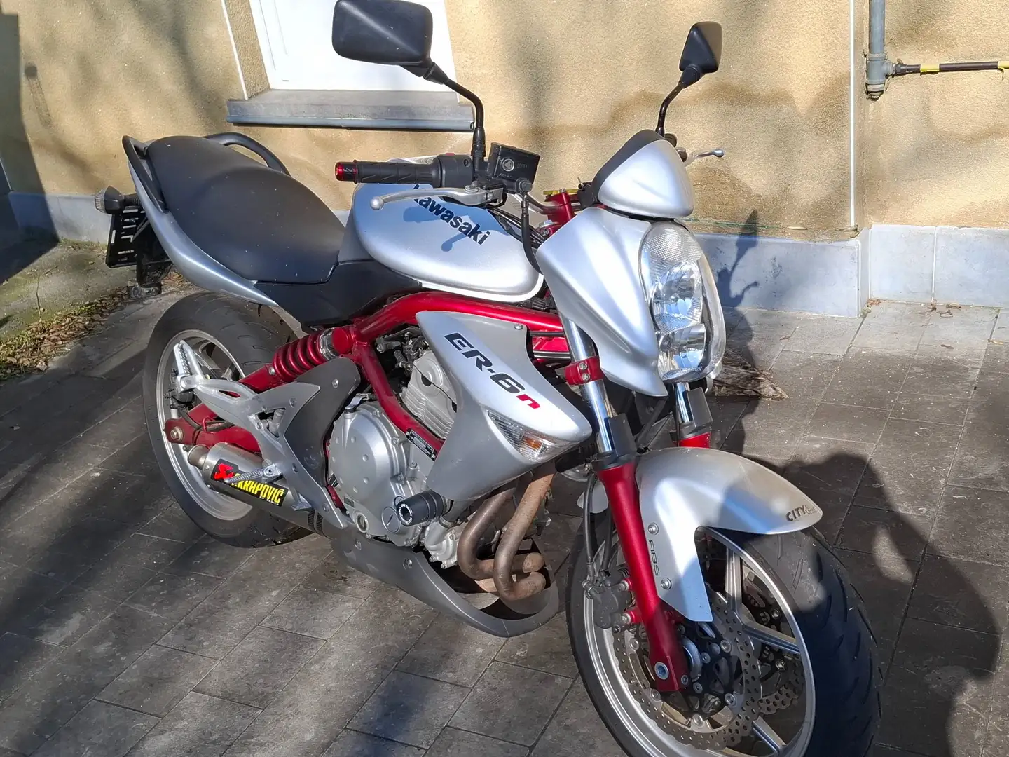 Kawasaki ER - 6 N ABS Argent - 2