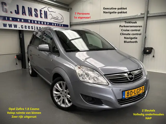 Opel Zafira 1.8 Cosmo 1e eigenaar! 7 persoons | Cruise control
