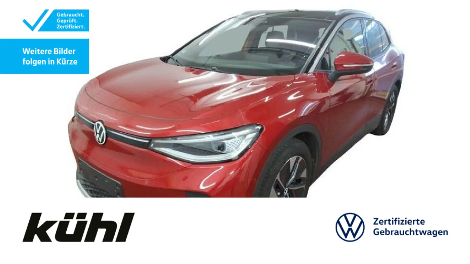 Volkswagen ID.4 Pro IQ.Light/ACC/360°/App/Navi/AHK Rot - 1