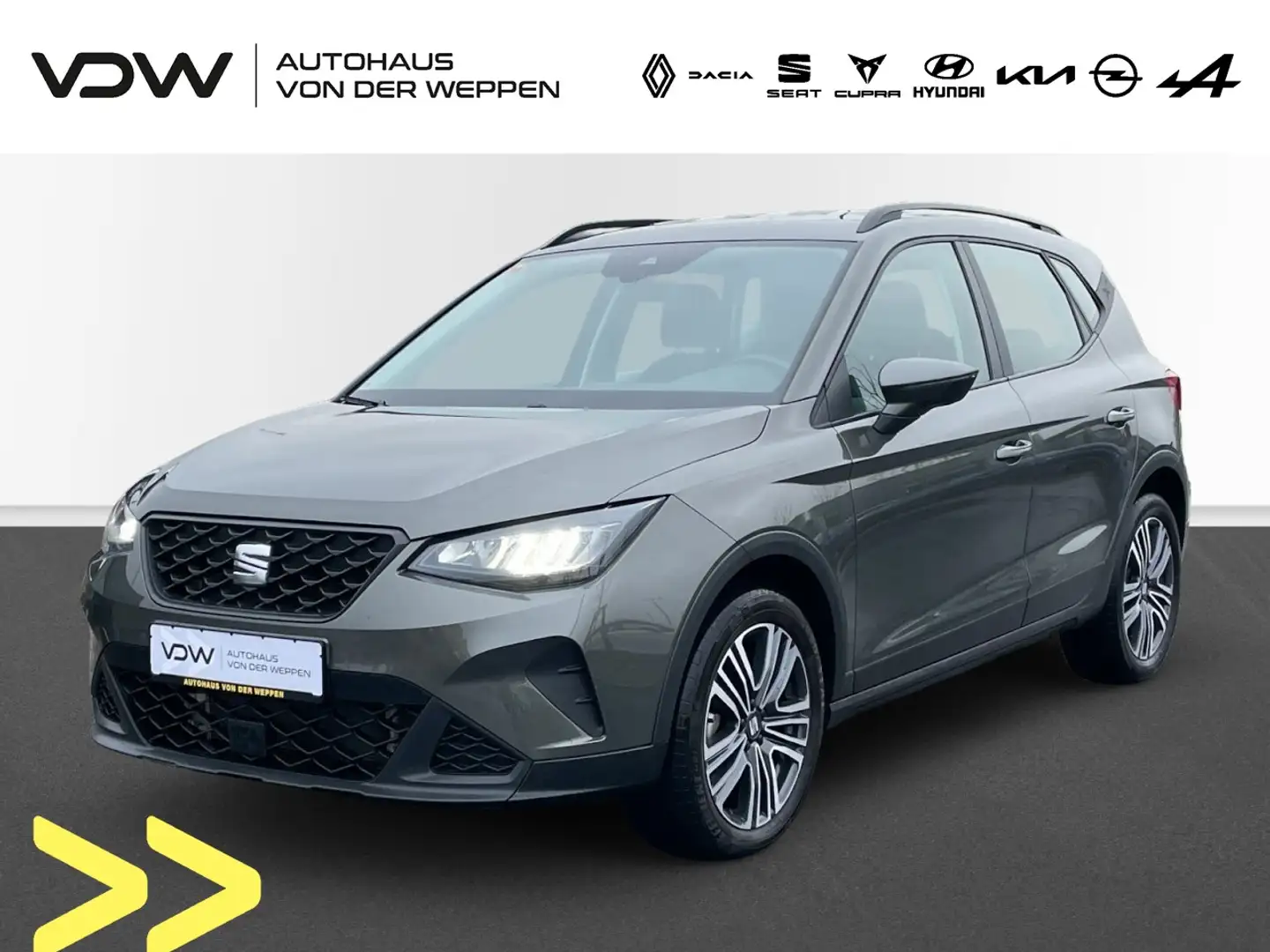 SEAT Arona Style Edition TSI DSG ACC SHZ CarPlay Klima Navi Grau - 1
