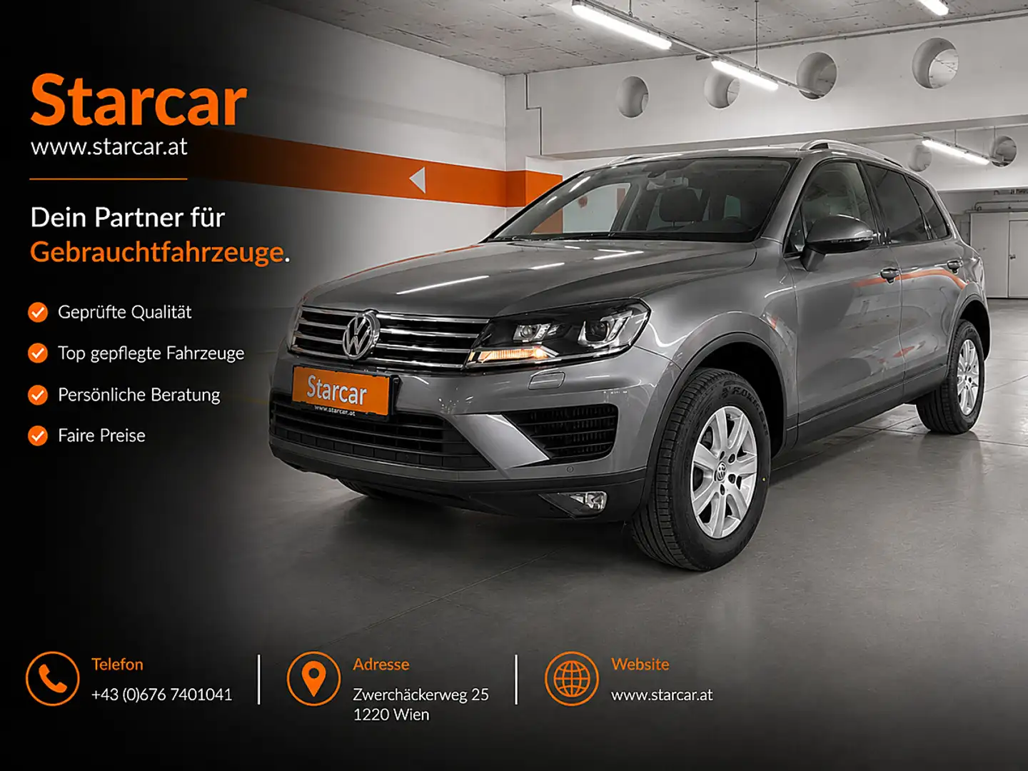 Volkswagen Touareg V6 TDI SCR Comfortline 4Motion Aut.*BI-XENON*1.... Grau - 1