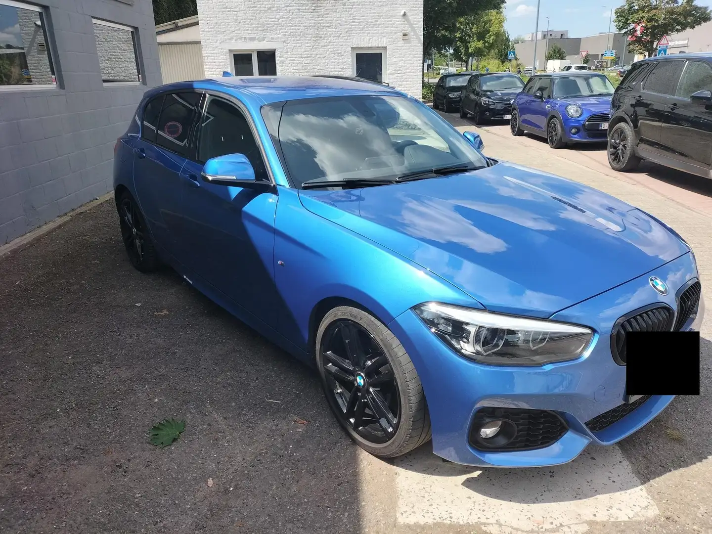 BMW 118 PACK M SPORT SHADOW LINE EDITION Bleu - 2