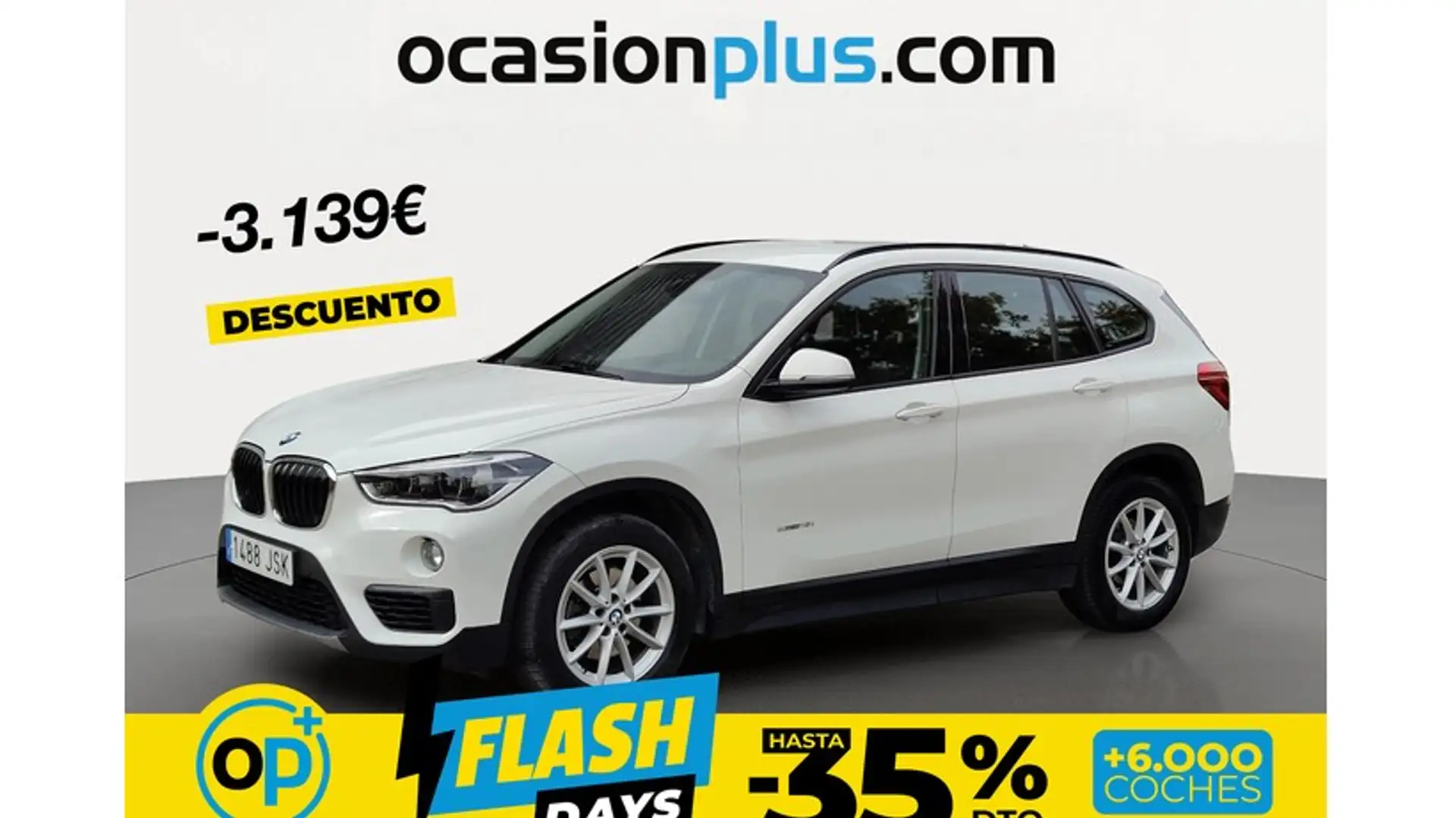 BMW X1 sDrive 18i Weiß - 1