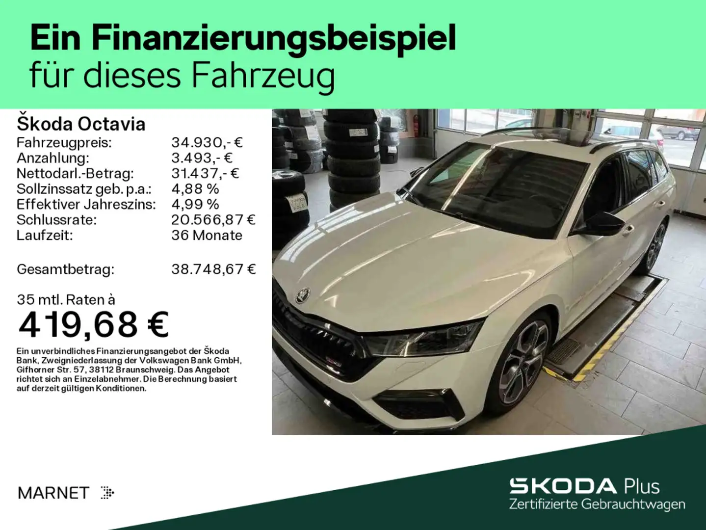 Skoda Octavia Combi 2.0 TDI DSG RS Plus 4x4 Navi*Pano Wit - 2