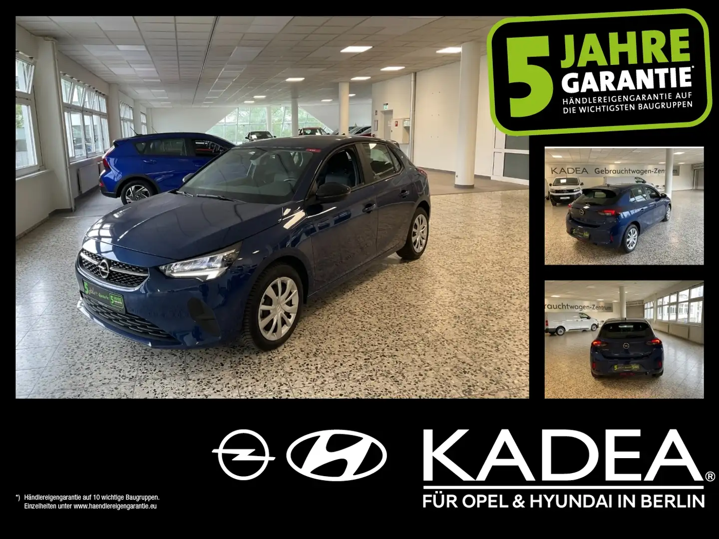 Opel Corsa F 1.2 Turbo 11TKM AUTOMATIK!! WILMERSDORF Blau - 1