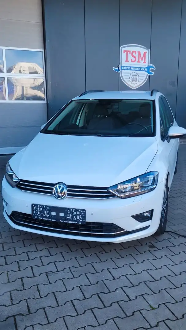 Volkswagen Golf Sportsvan Allstar Xenon PDC ACC Blanc - 2