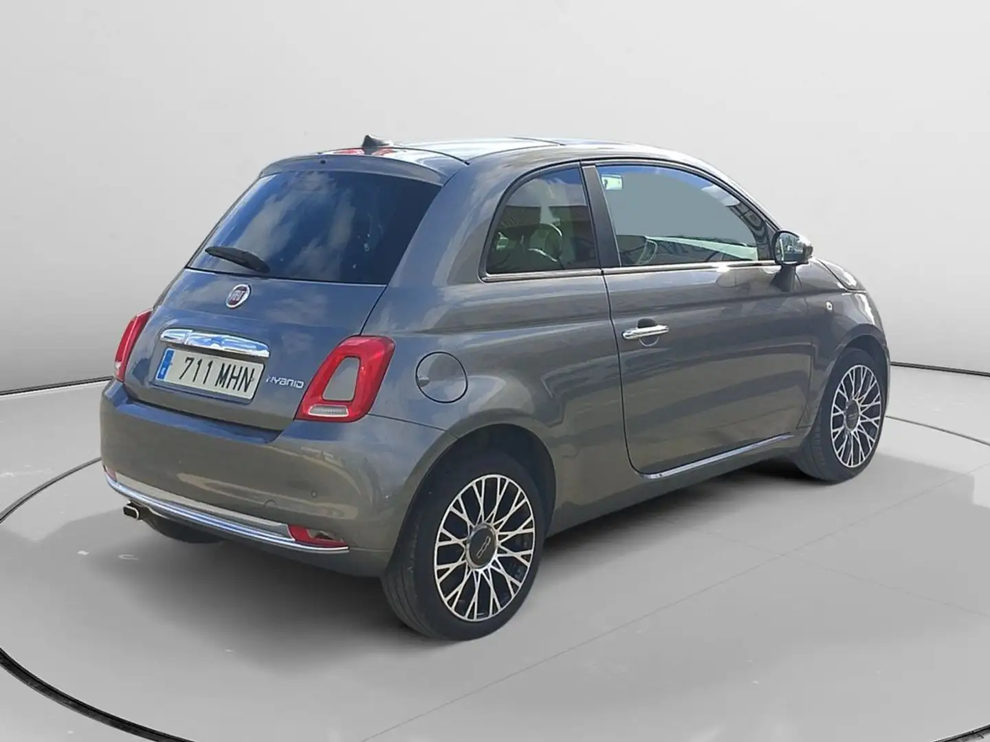 Fiat 500 1.0 Mild Hybrid Monotrim Gris - 2