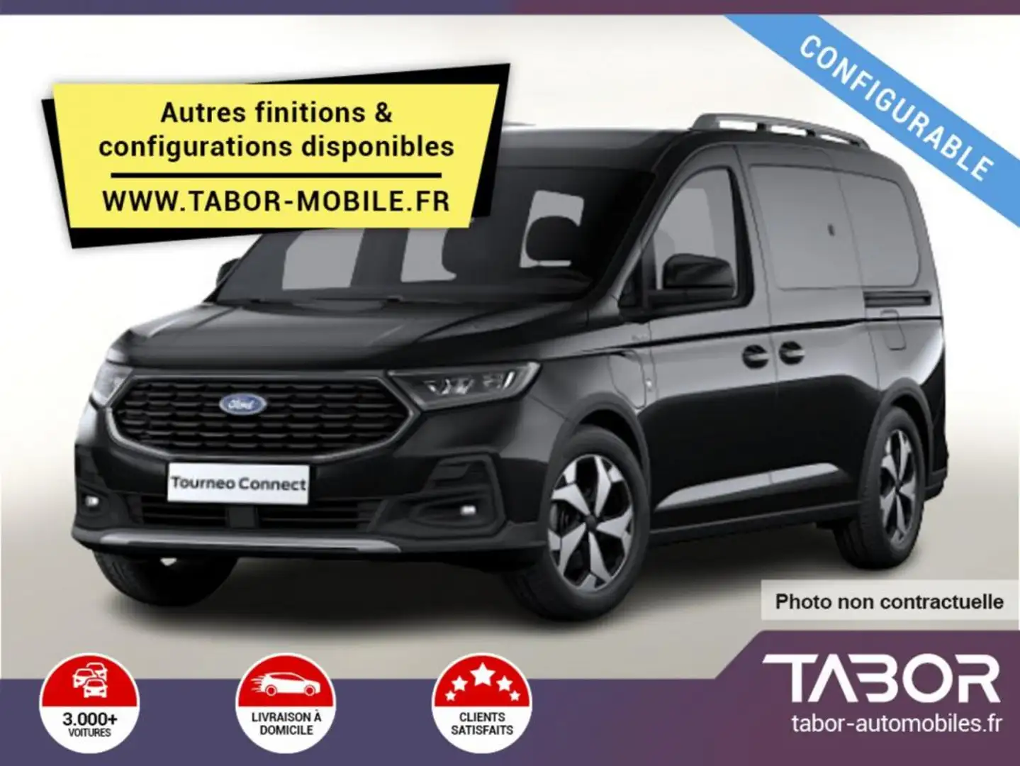 Ford Tourneo Connect Grand PHEV 150 Active Pano Blanc - 1