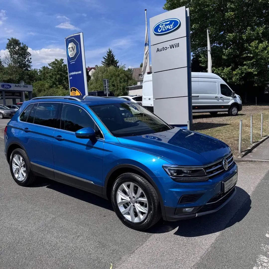 Volkswagen Tiguan Highline 4Motion Automatik Panorama Blu/Azzurro - 1