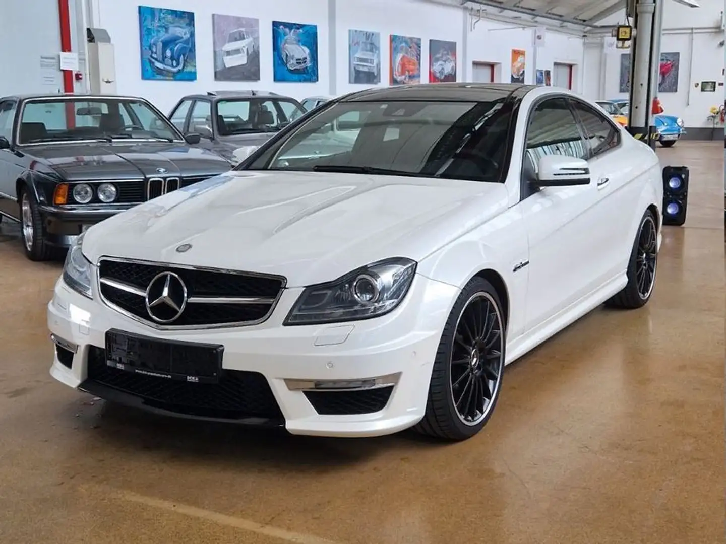 Mercedes-Benz C 63 AMG Coupe Performance Blanc - 1