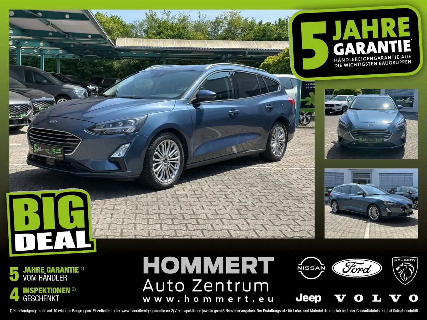 Ford Focus Turnier 1.5 EcoBoost Titanium *beh.Lenk*LED Bleu - 1