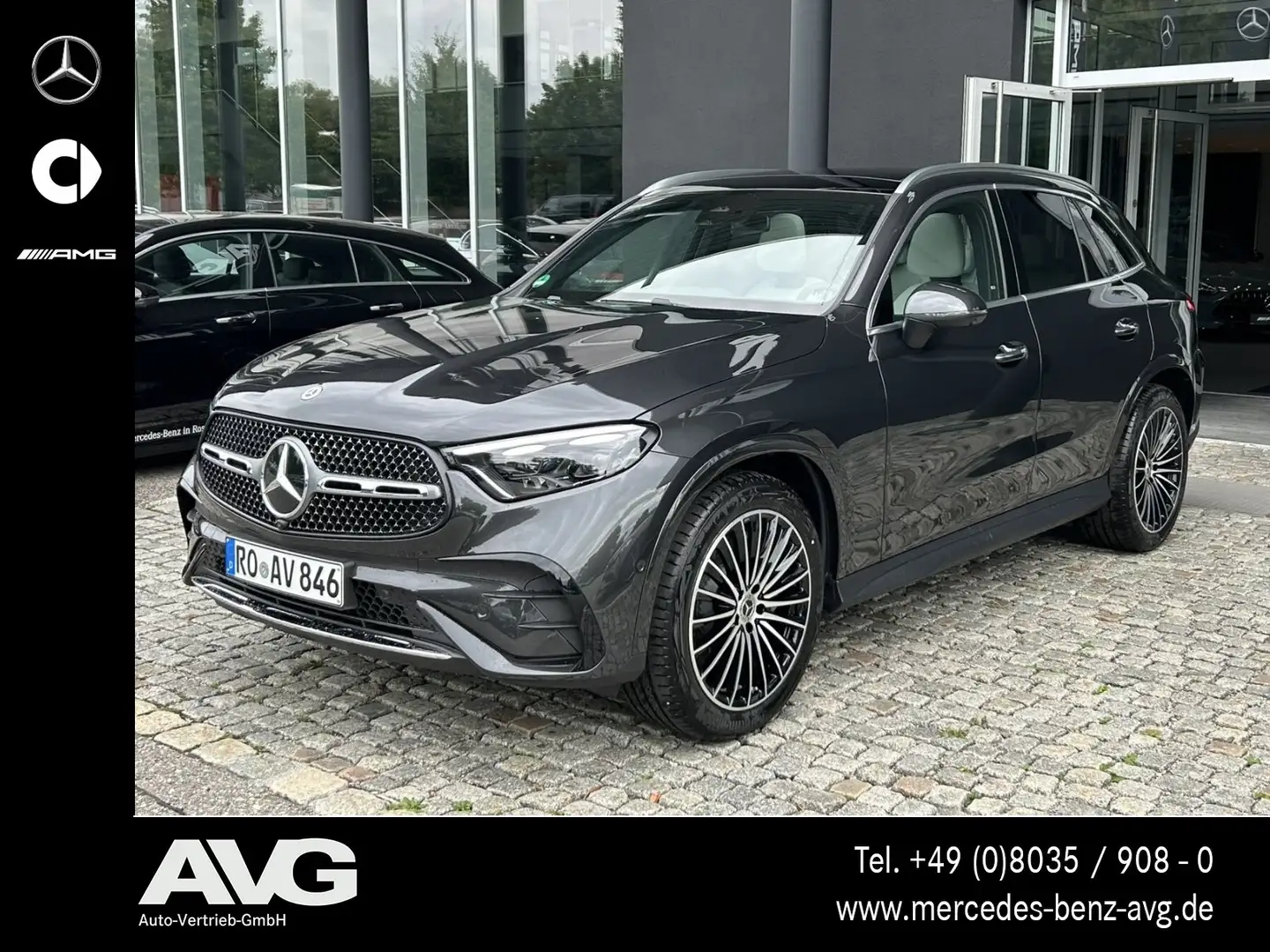 Mercedes-Benz GLC 220 GLC 220 d 4M Edition AMG Pano AHK DIGITAL 360° Grau - 1