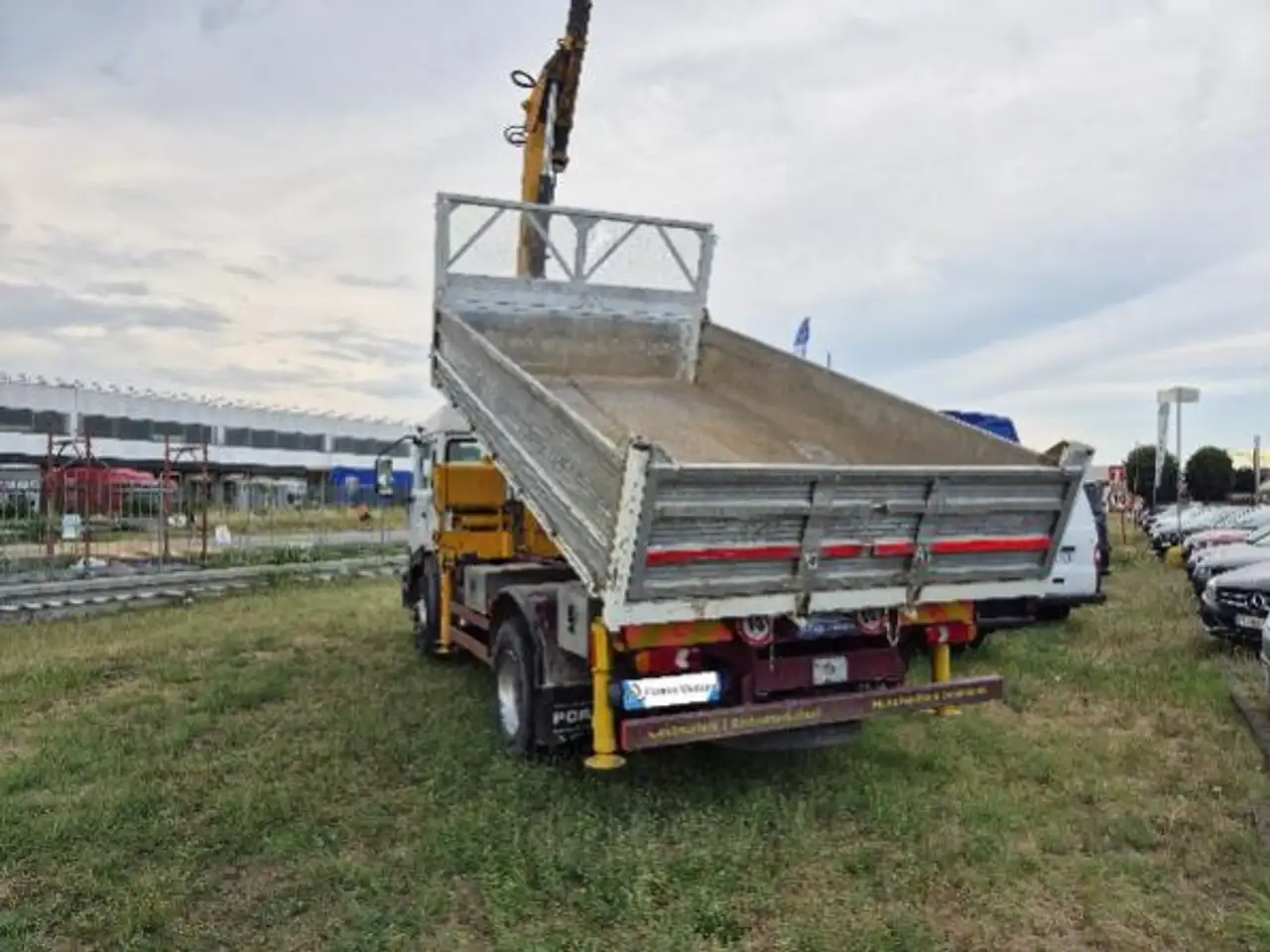 Renault M 180 GRU 14 mt - Ribaltabile trilaterale, foto 4