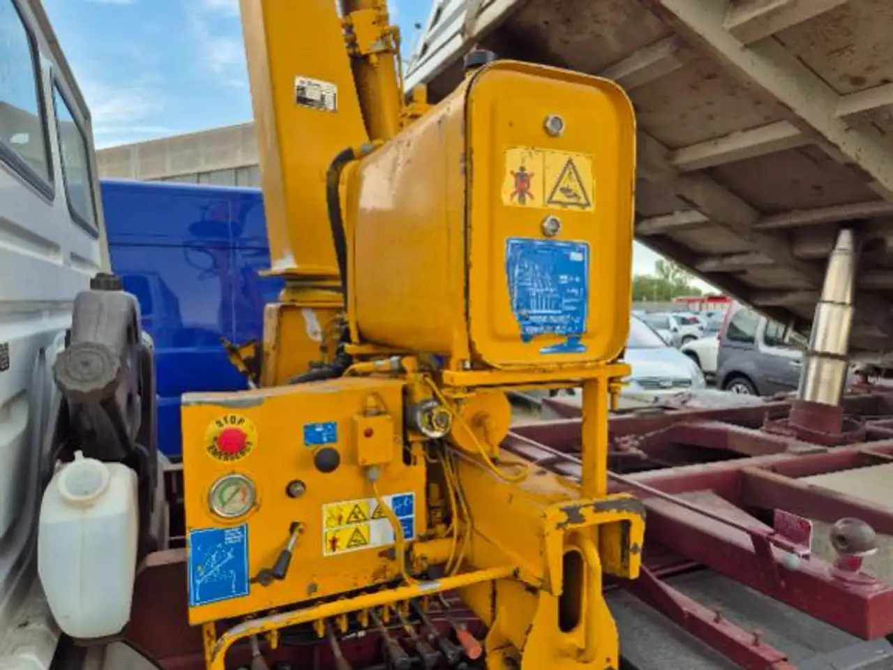 Renault M 180 GRU 14 mt - Ribaltabile trilaterale, foto 5