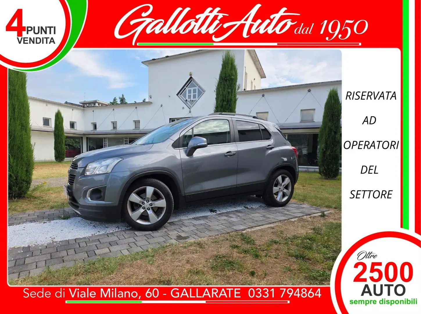Chevrolet Trax 1.7 diesel 130CV Grigio - 1