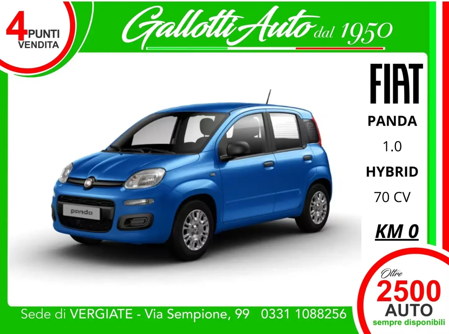 Fiat Panda 1.0 firefly Hybrid s&s 70cv - PROMO GALLOTTI Grau - 2