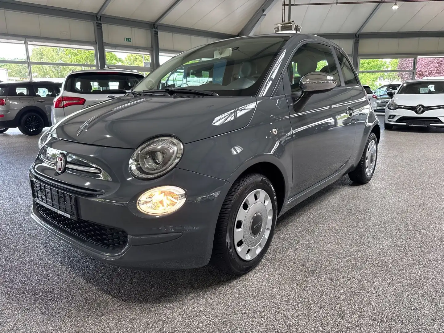 Fiat 500 1.2 8V Pop Star Klima EU6 2.Hand Scheckheft Grau - 1