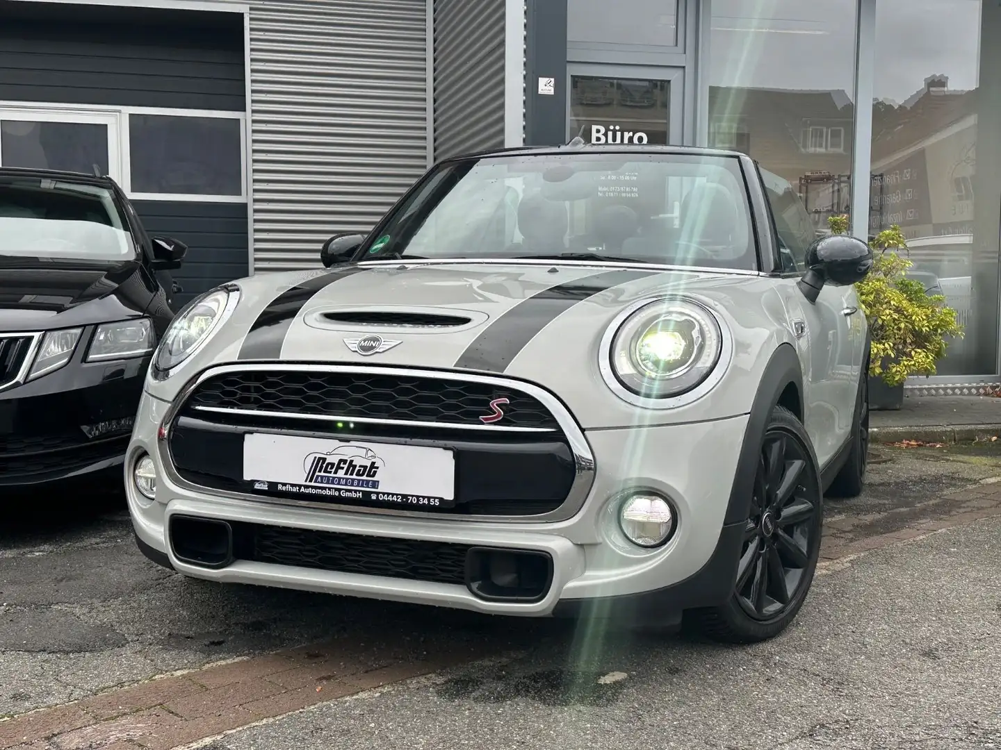 MINI Cooper S Cabrio *HUD*LEDER*SHZ*NAVI*PDC* Silber - 1
