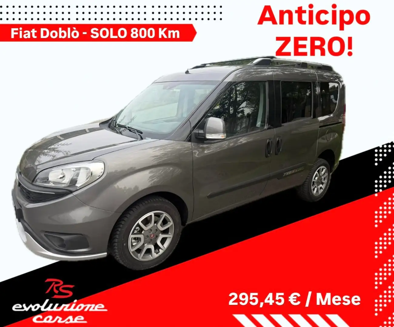 Fiat Doblo 1.6 Mjt - Trekking Grigio - 1