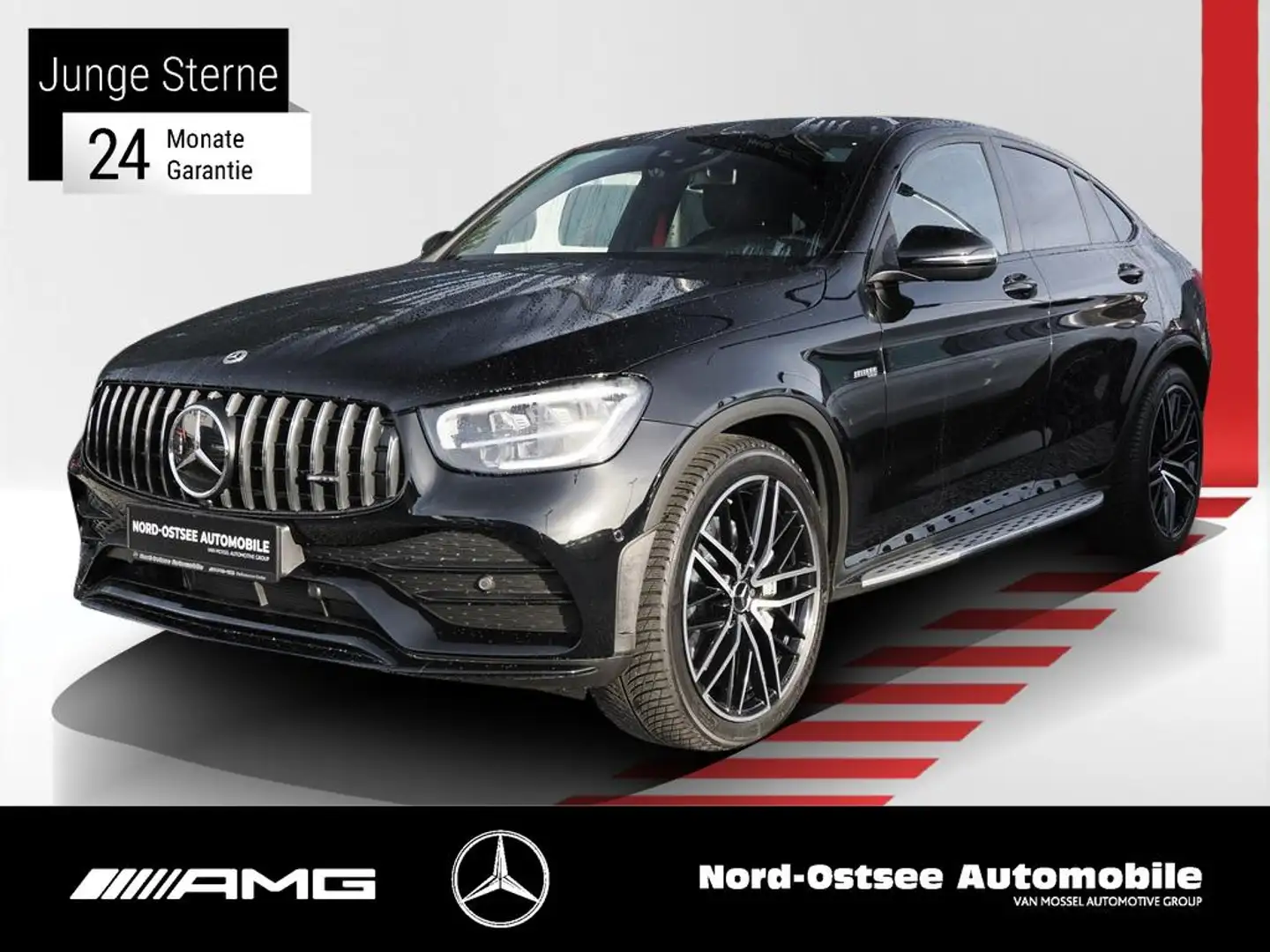 Mercedes-Benz GLC 43 AMG 4M Coupé NAVI KAMERA SHD LED NIGHT Schwarz - 1