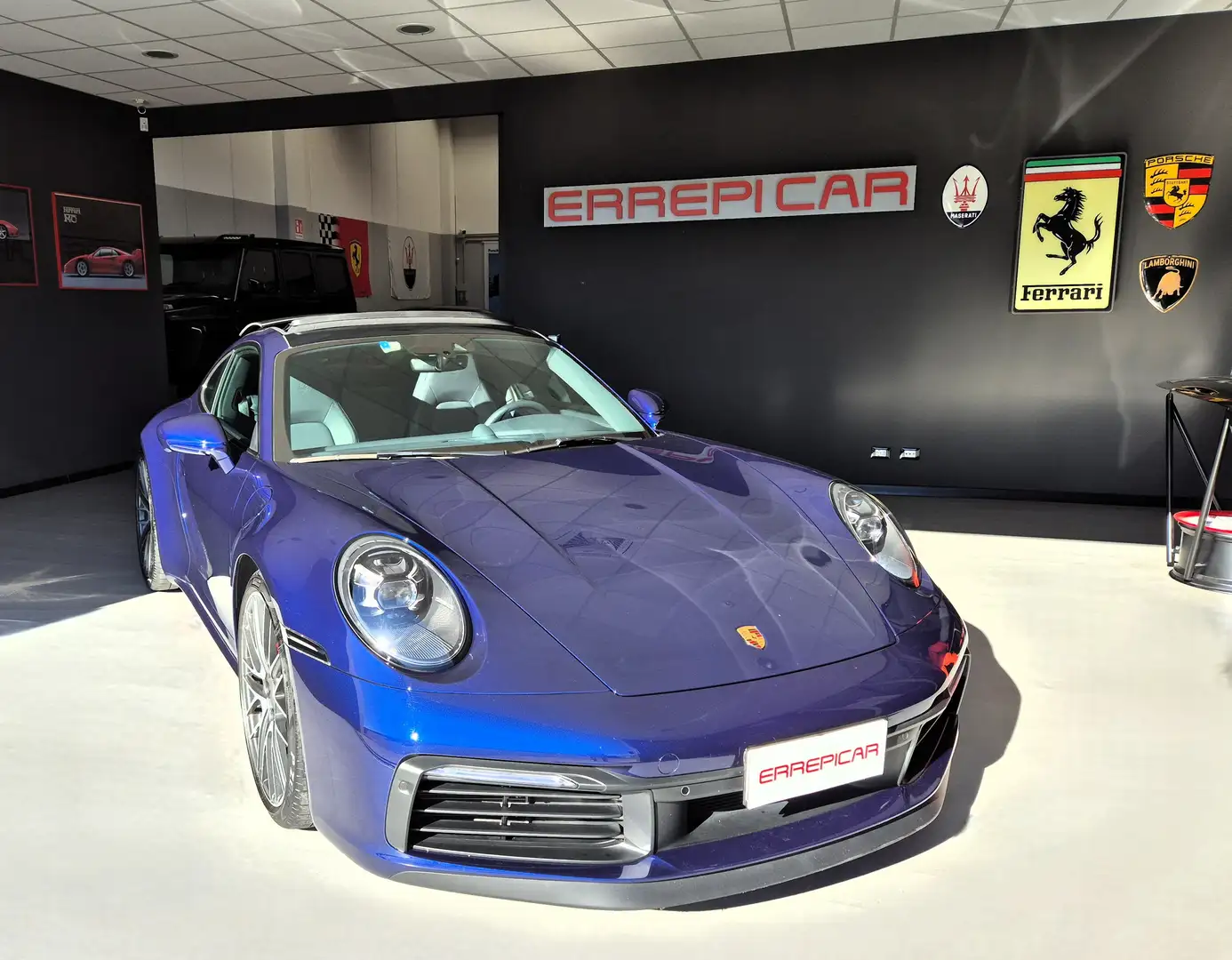 Porsche 911 992 Coupe 3.0 Carrera 4S PDK NAZIONALE-IVA ESPOSTA Blau - 2