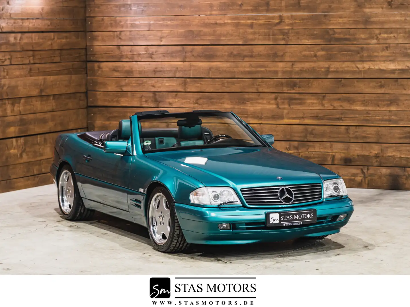 Mercedes-Benz SL 320 SL 320 DESIGNO*AMG*DEUTSCH*SCHECKHEFT*105000KM Grün - 1