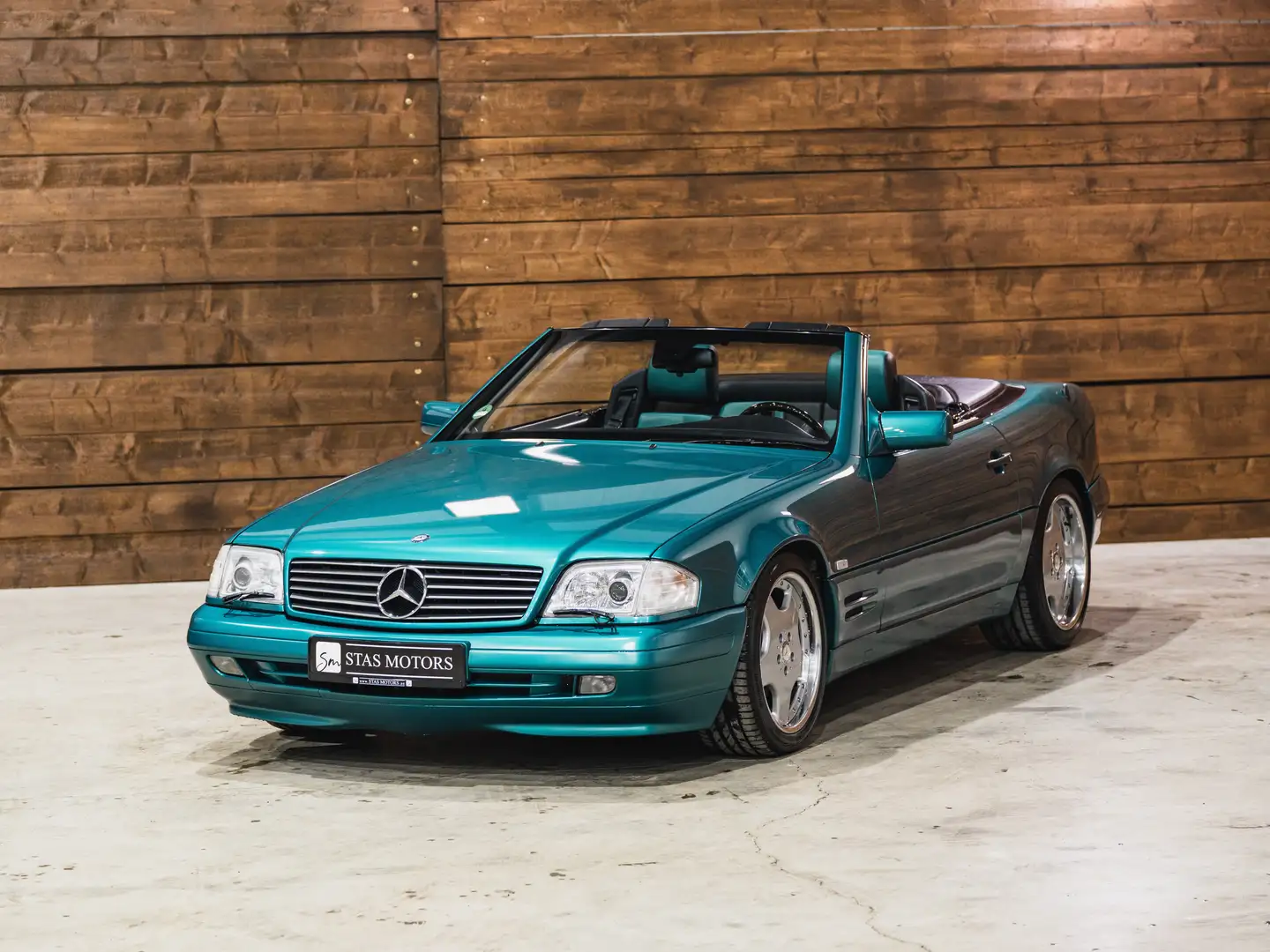 Mercedes-Benz SL 320 SL 320 DESIGNO*AMG*DEUTSCH*SCHECKHEFT*105000KM Grün - 2