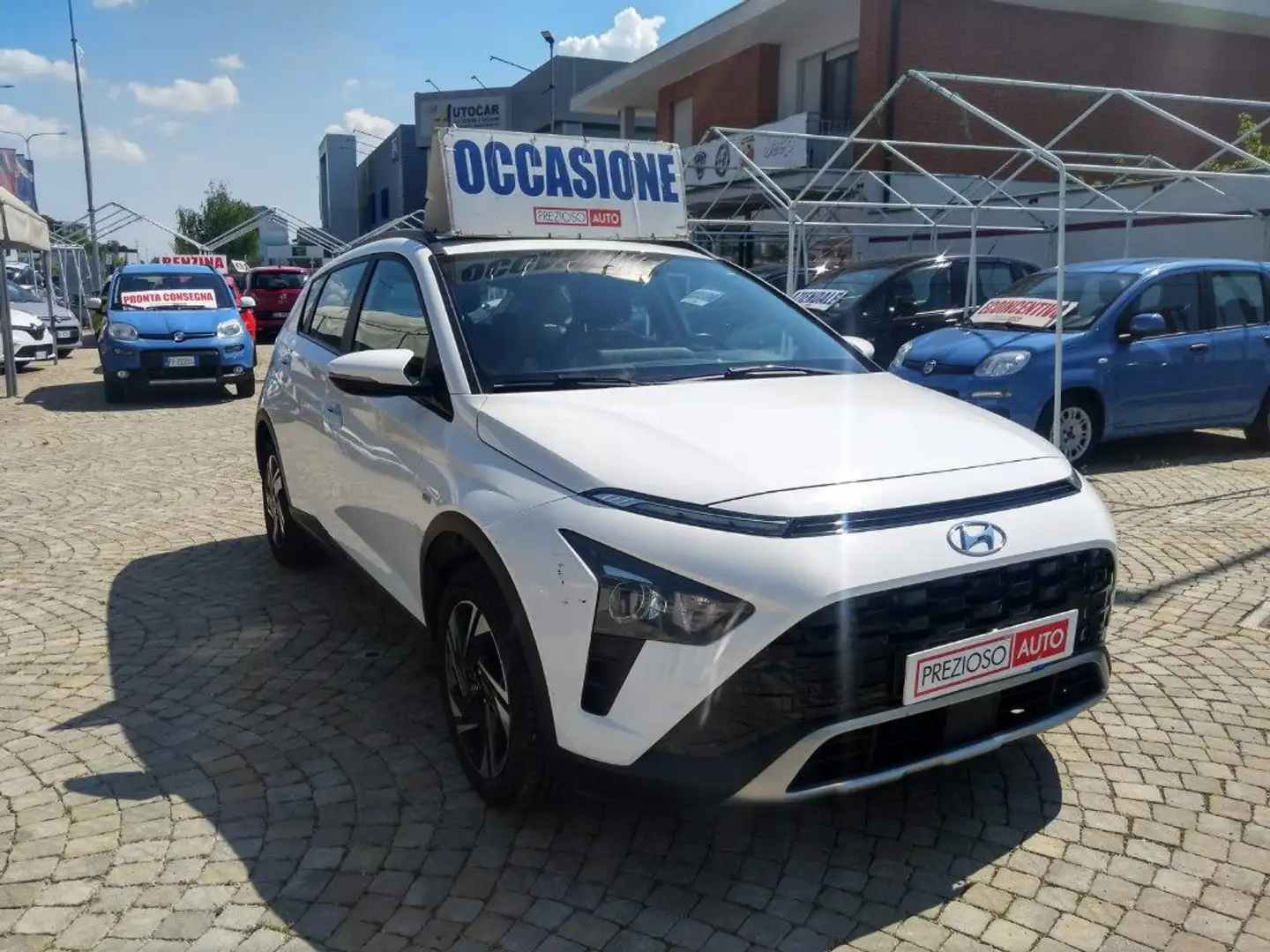 Hyundai BAYON 1.0 T-GDI Hybrid 48V iMT XLine Bianco - 1