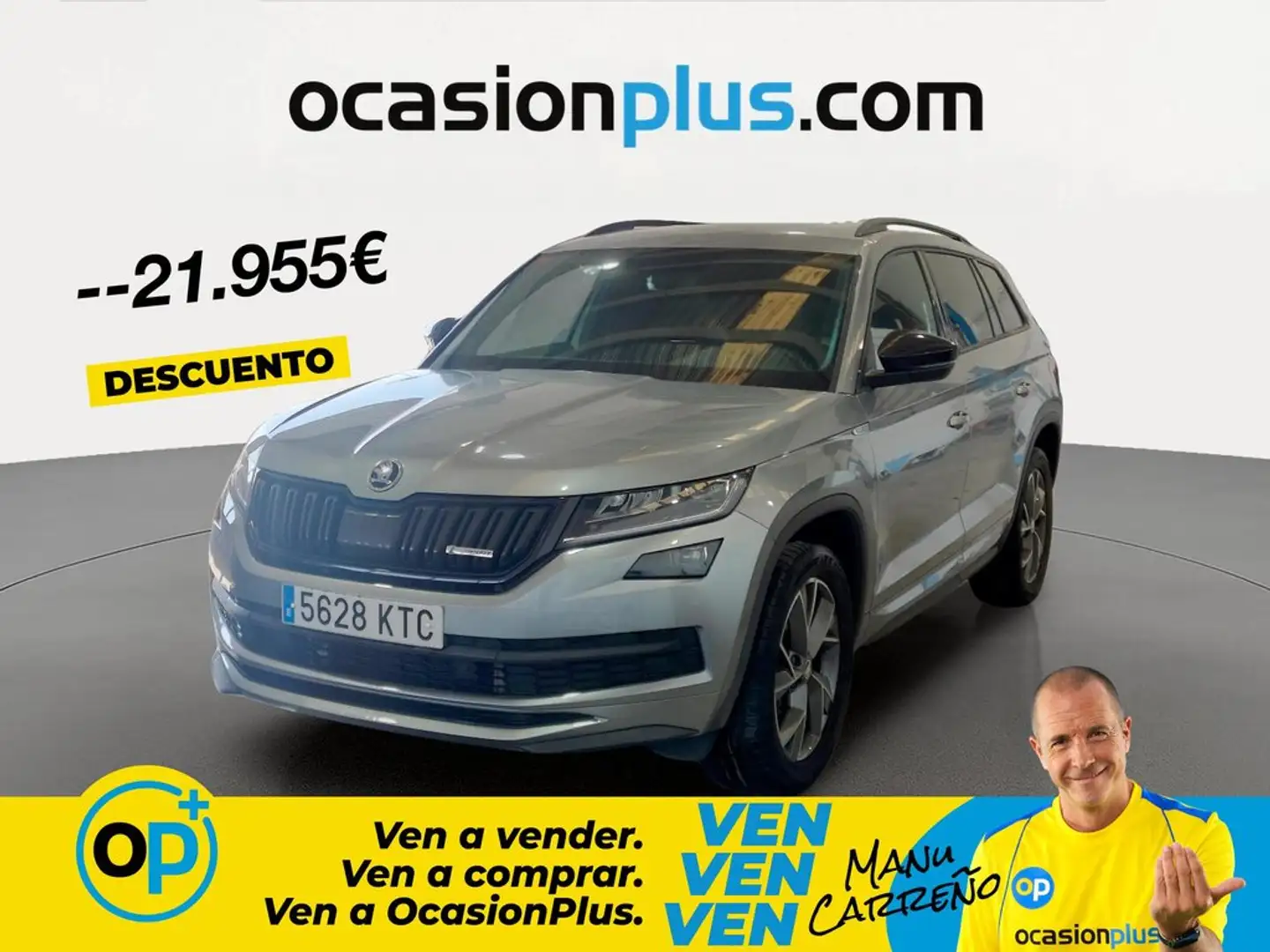 Skoda Kodiaq 1.5 TSI Sportline 4x2 DSG 110kW Gris - 1