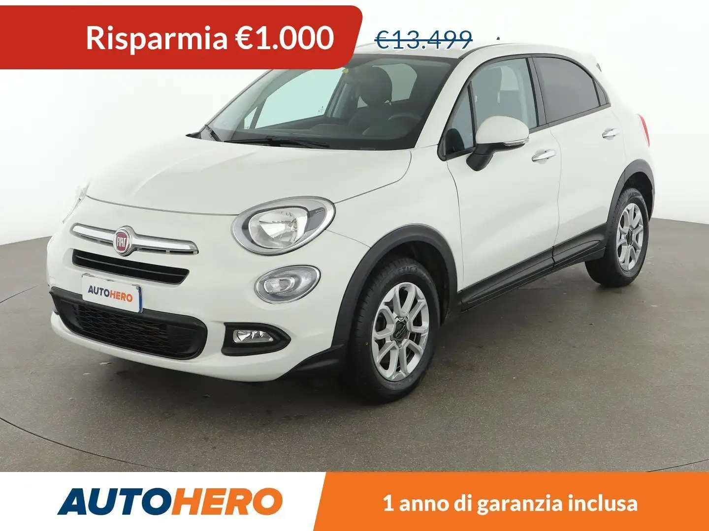 Fiat 500X 1.6 JTDM Pop Star 120 CV DCT Bianco - 1