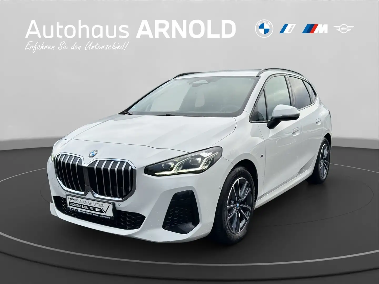 BMW 218 i Active Tourer M Sportpaket Harman Kardon AHK Weiß - 1