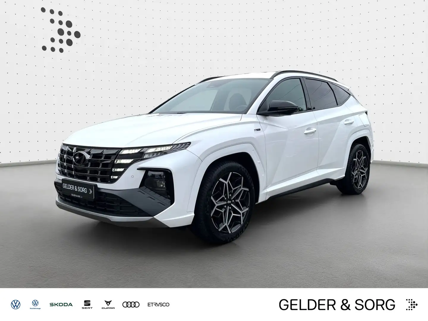 Hyundai TUCSON 1.6 T-GDI Mild-Hybrid *ACC*MFL*Sitzh*Navi Blanc - 1