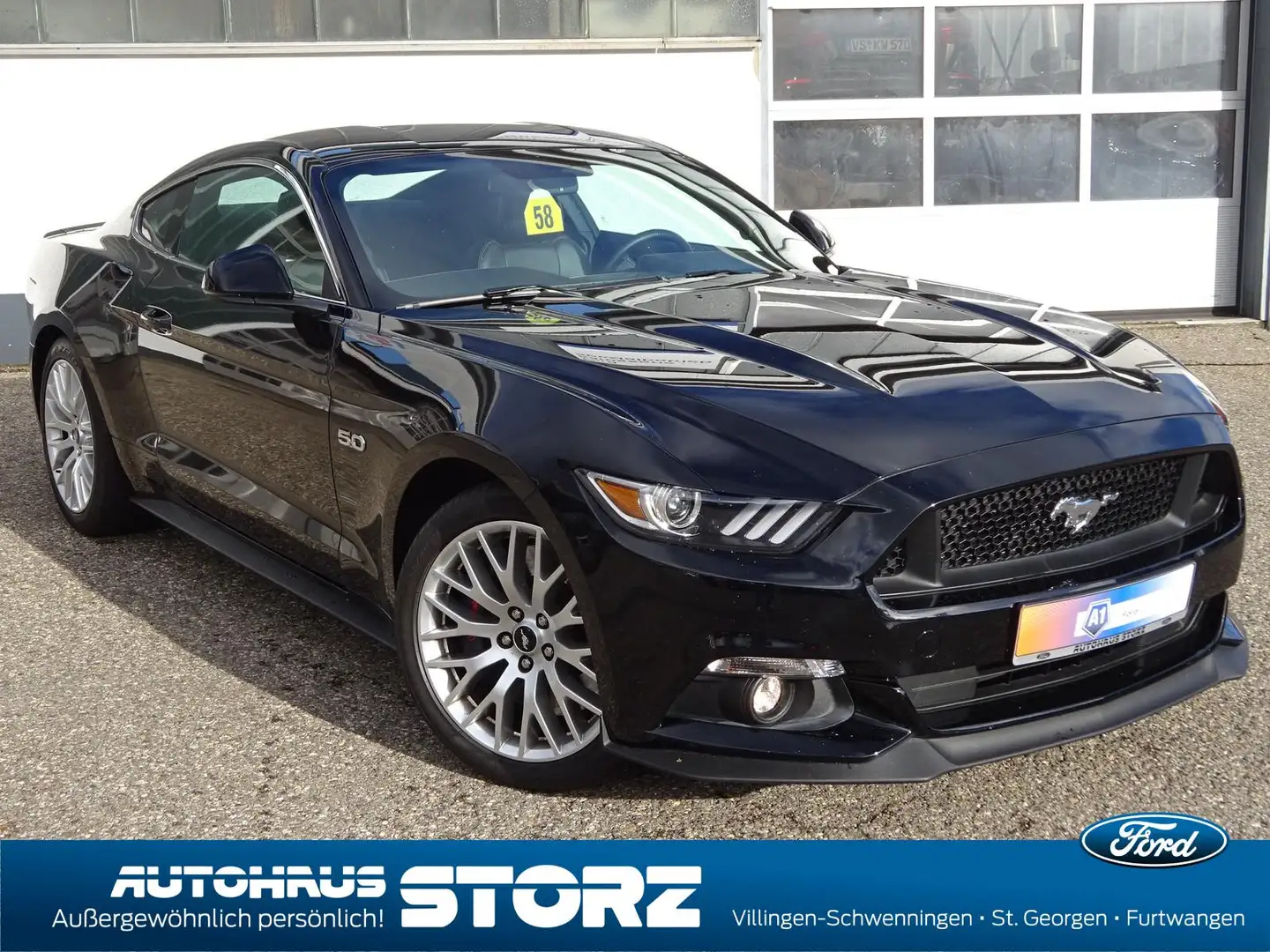 Ford Mustang GT SCHALTER|PREMIUM PAKET|PERFORMANCE PAKET|XENON- Schwarz - 1