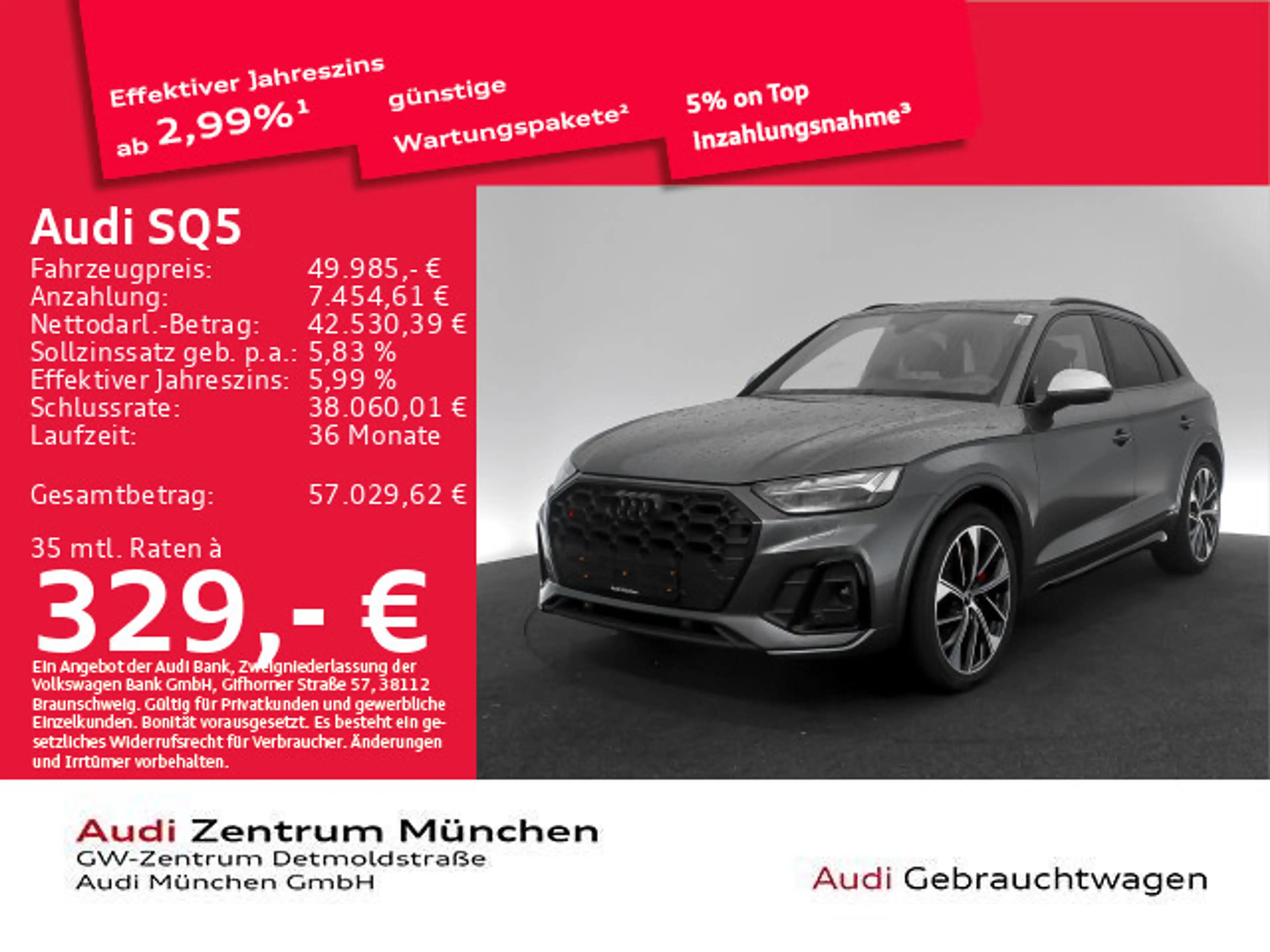 Audi SQ5 TDI tiptr. StdHzg/Pano/AHK/Matrix