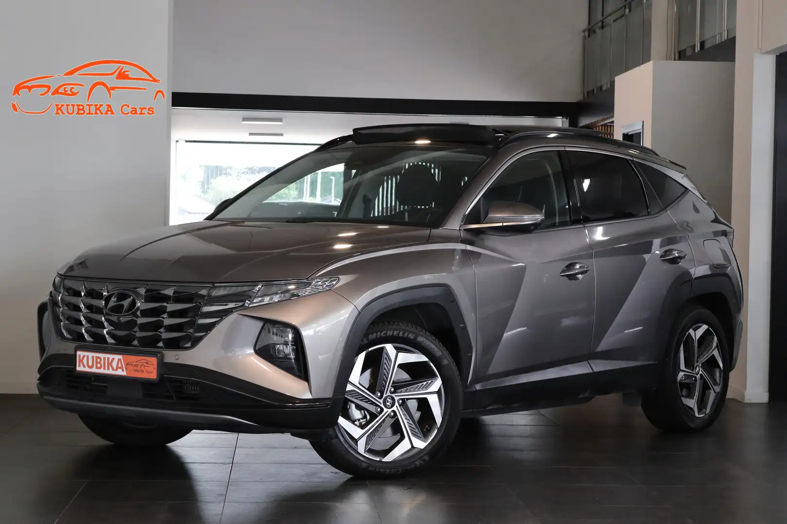 Hyundai TUCSON TUCSON 1.6 T-GDi Plug-in 4WD DCT Pano Garantie* Gris - 1