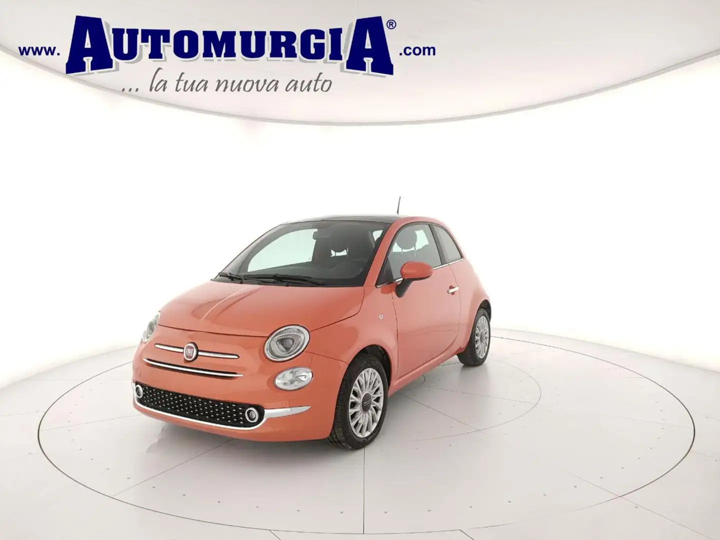 Fiat 500 1.0 Hybrid Dolcevita Clima Automatico Orange - 2