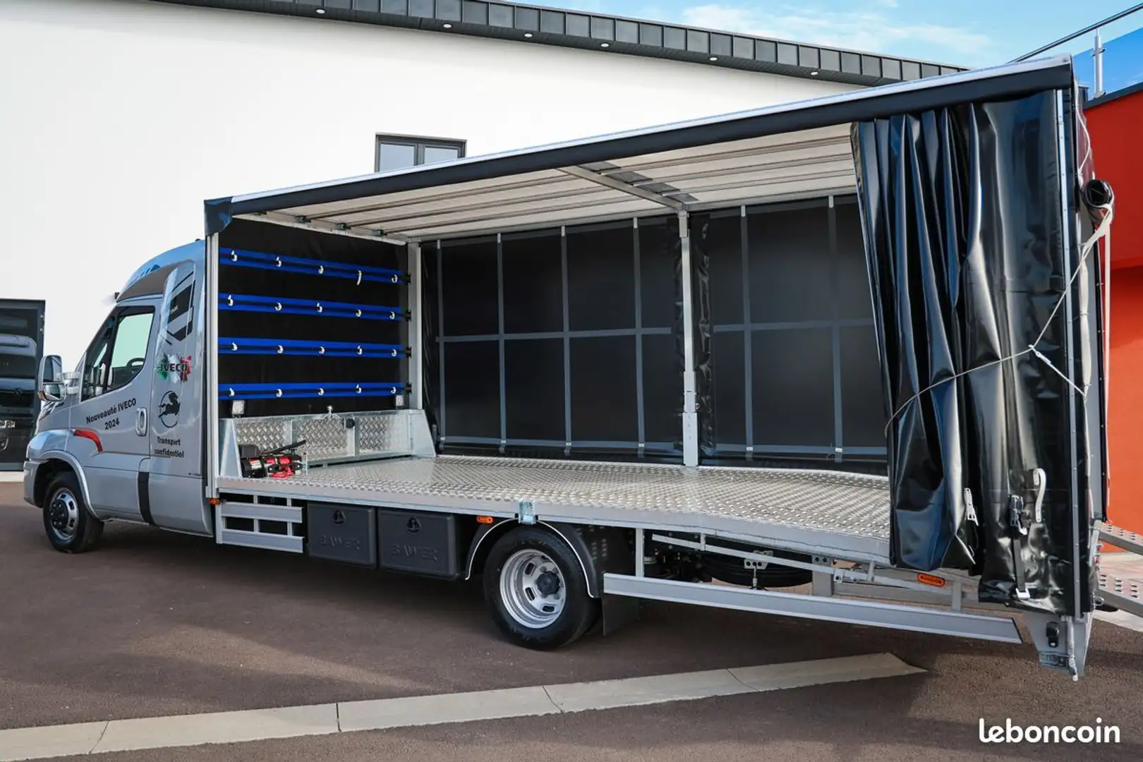 Iveco Daily 3.0 180ch porte voiture dépanneuse bâchée neuve Grau - 2