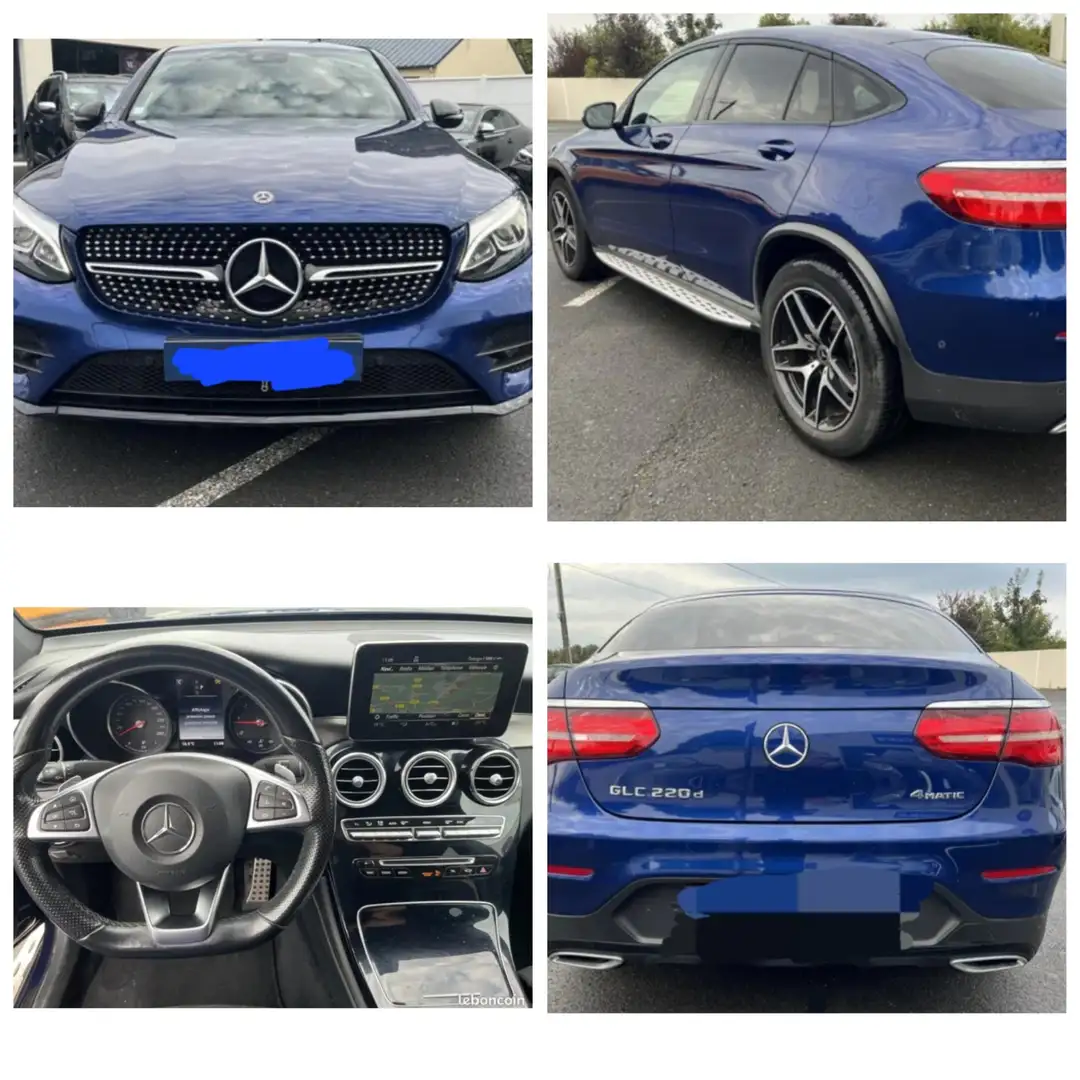 Mercedes-Benz GLC 220 Classe GLC 220 d 9G-Tronic 4Matic Sportline Bleu - 1