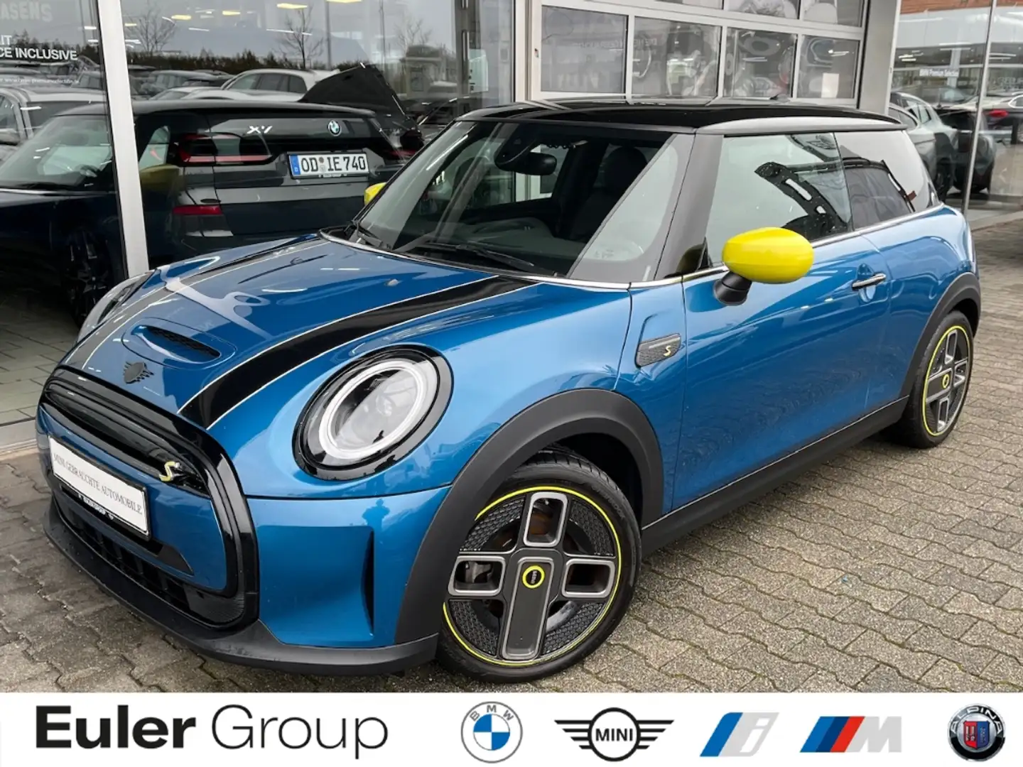 MINI Cooper SE A 3-Türer Navi Leder DA LED AC Laden Prof. PDC 2-Z Blau - 1