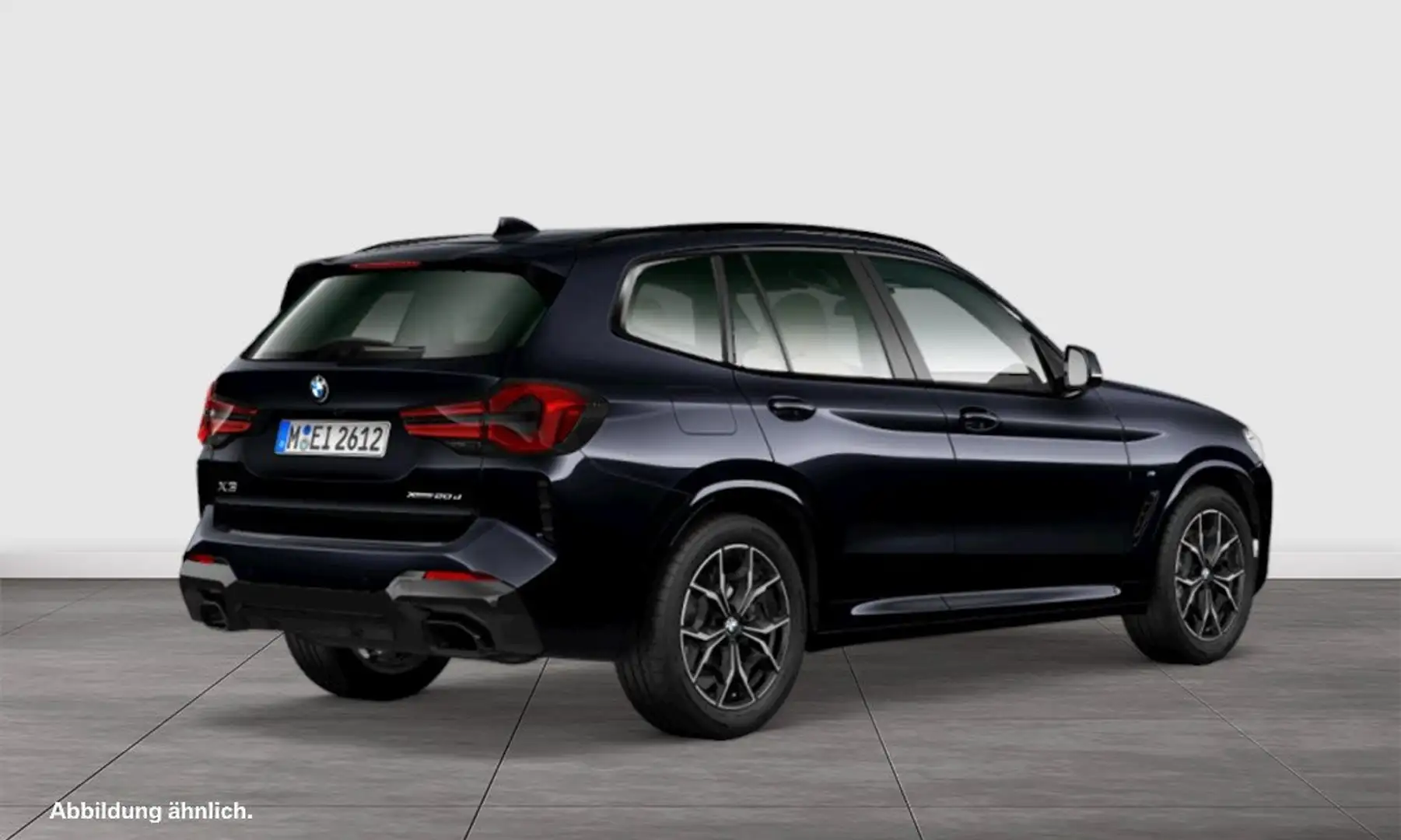 BMW X3 xDrive20d M Sport PANO RFK NAVI Standh. LED Schwarz - 2