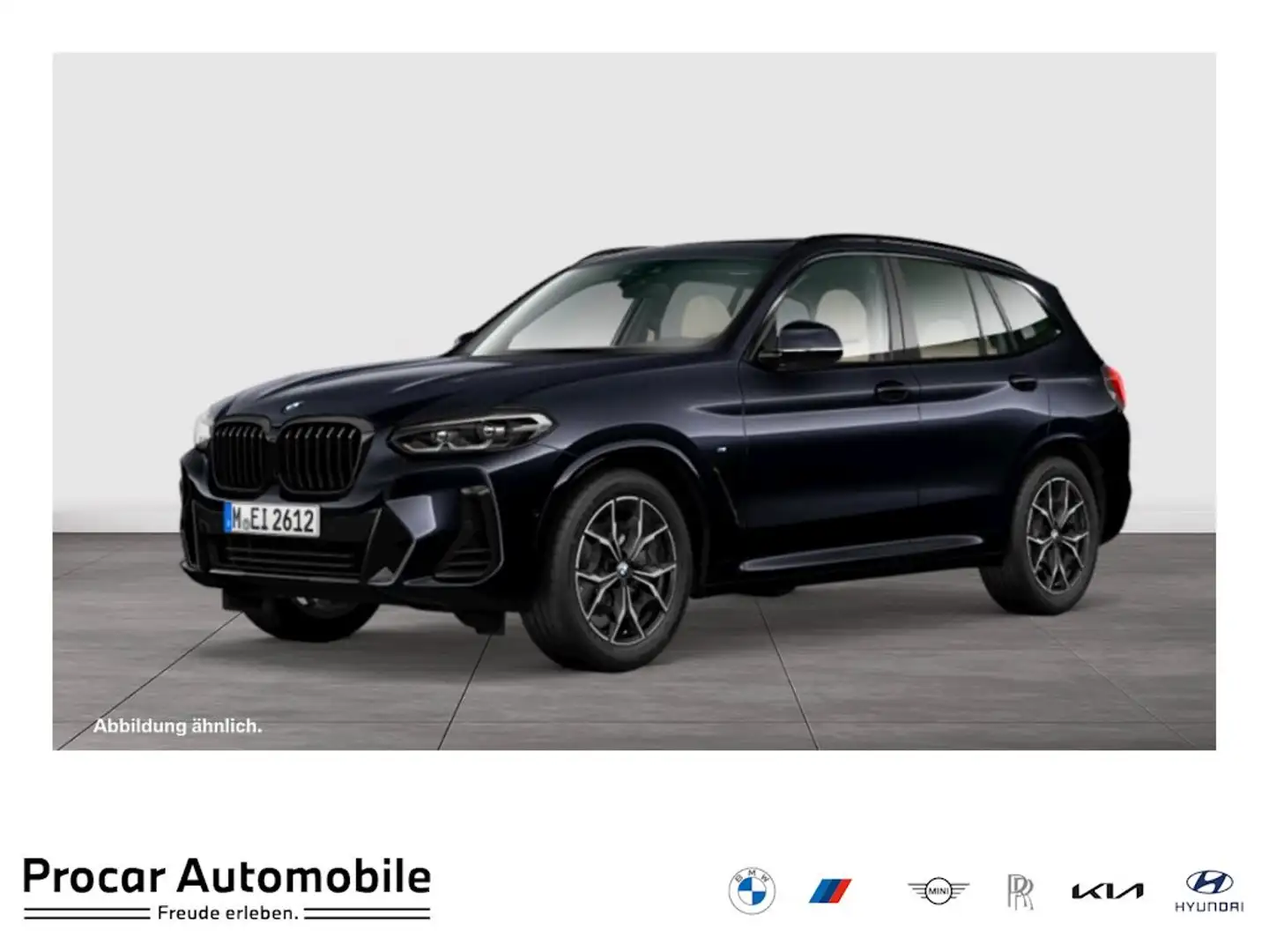BMW X3 xDrive20d M Sport PANO RFK NAVI Standh. LED Schwarz - 1