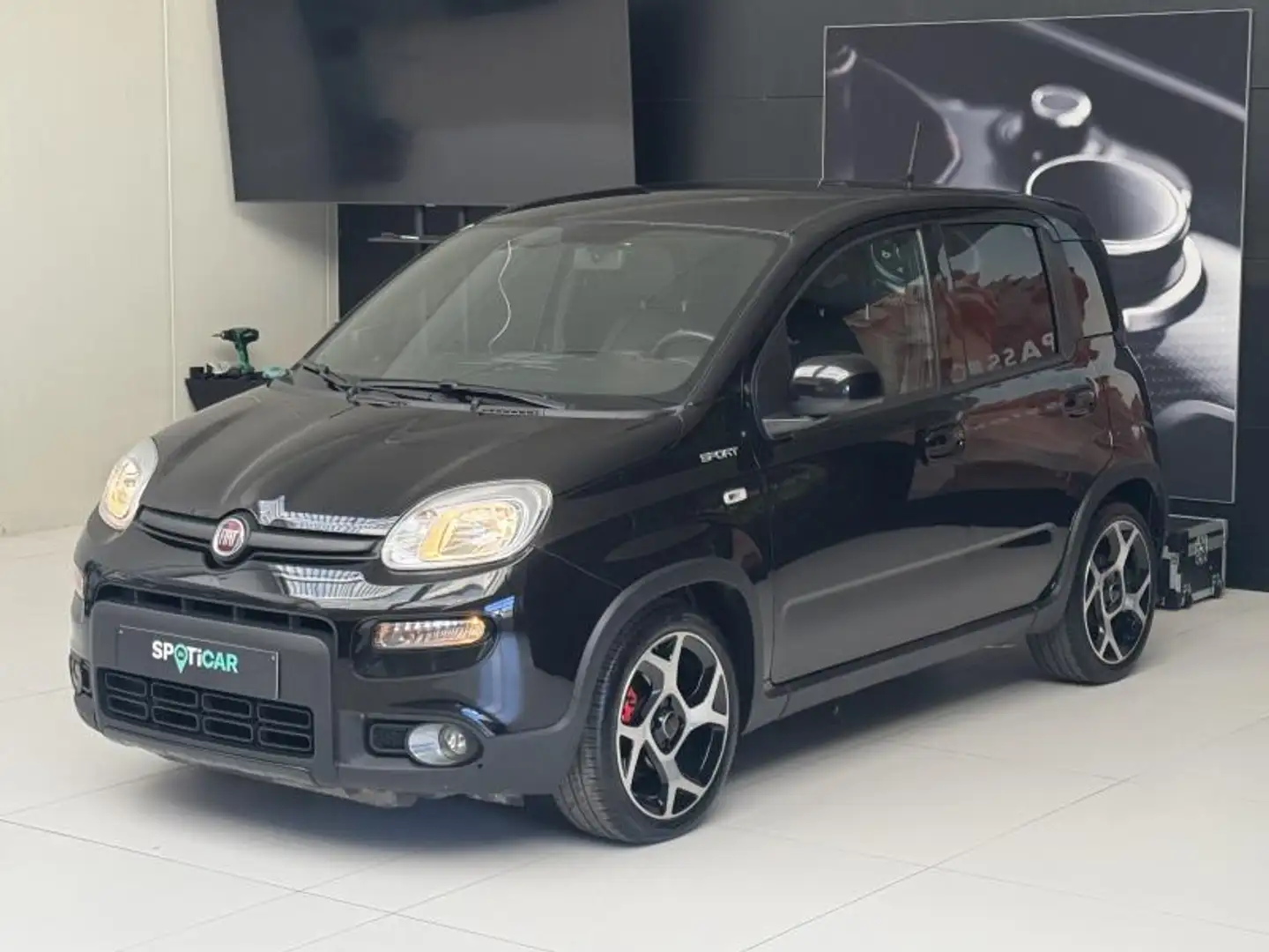 Fiat Panda Sport Zwart - 1